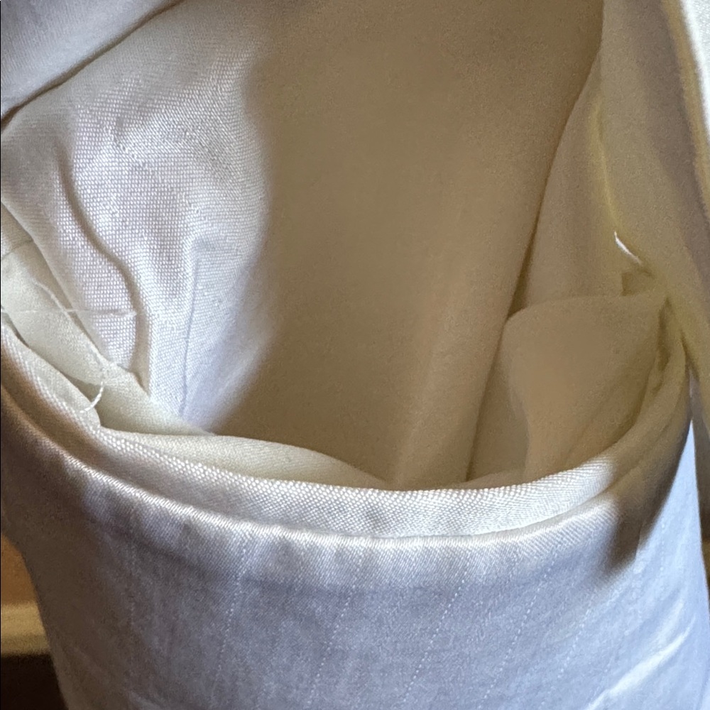 Banana Republic Classic White Suit Jacket Blazer Preppy Work Wear Boss Lady Top - Picture 5 of 8